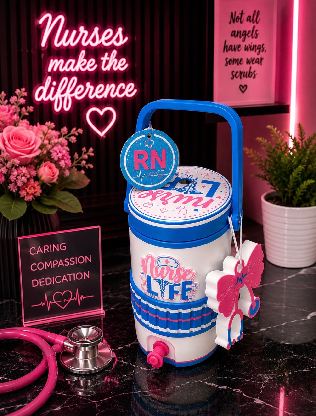 Nurse Life 12 oz. Can holder