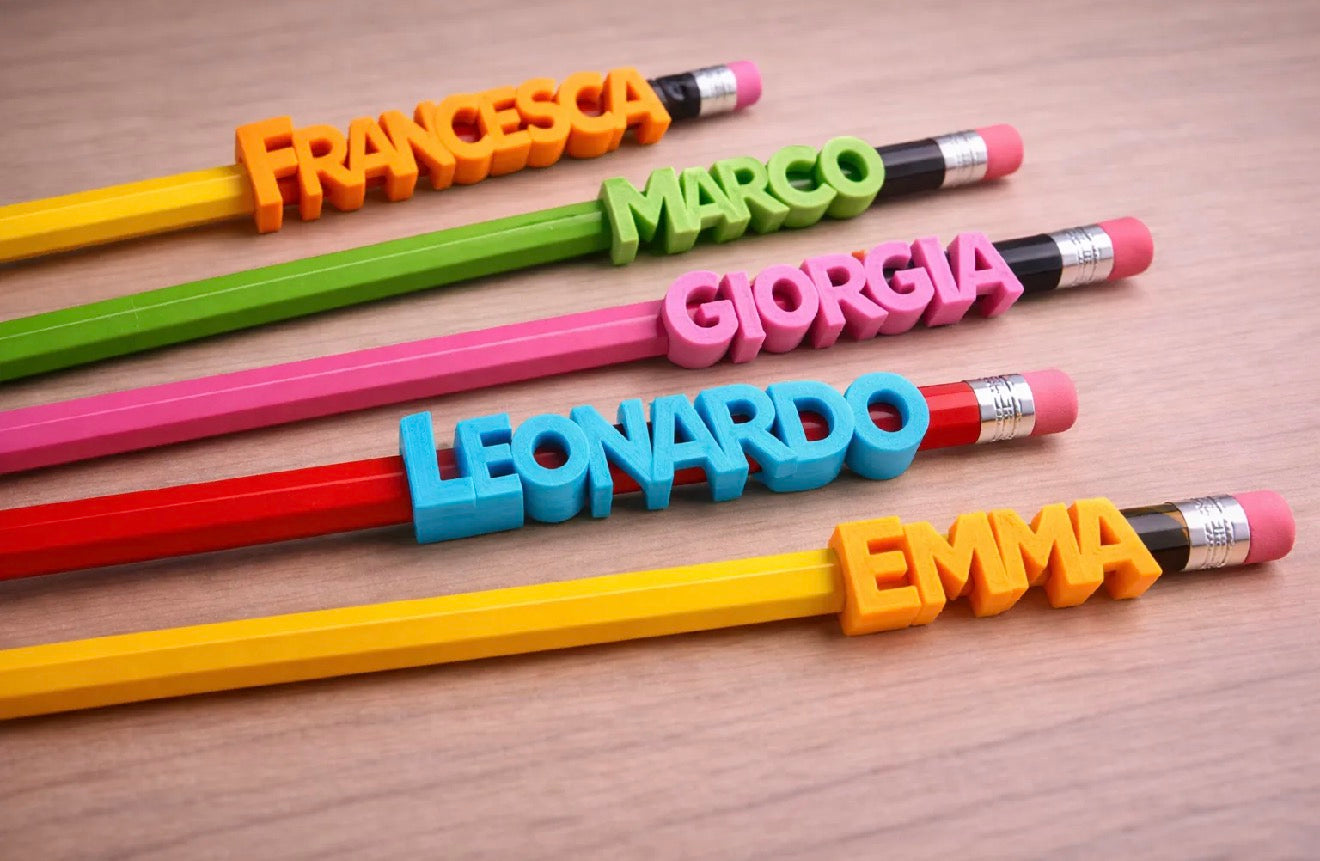 Personalized Pencil Name Sliders (Pack of 3)