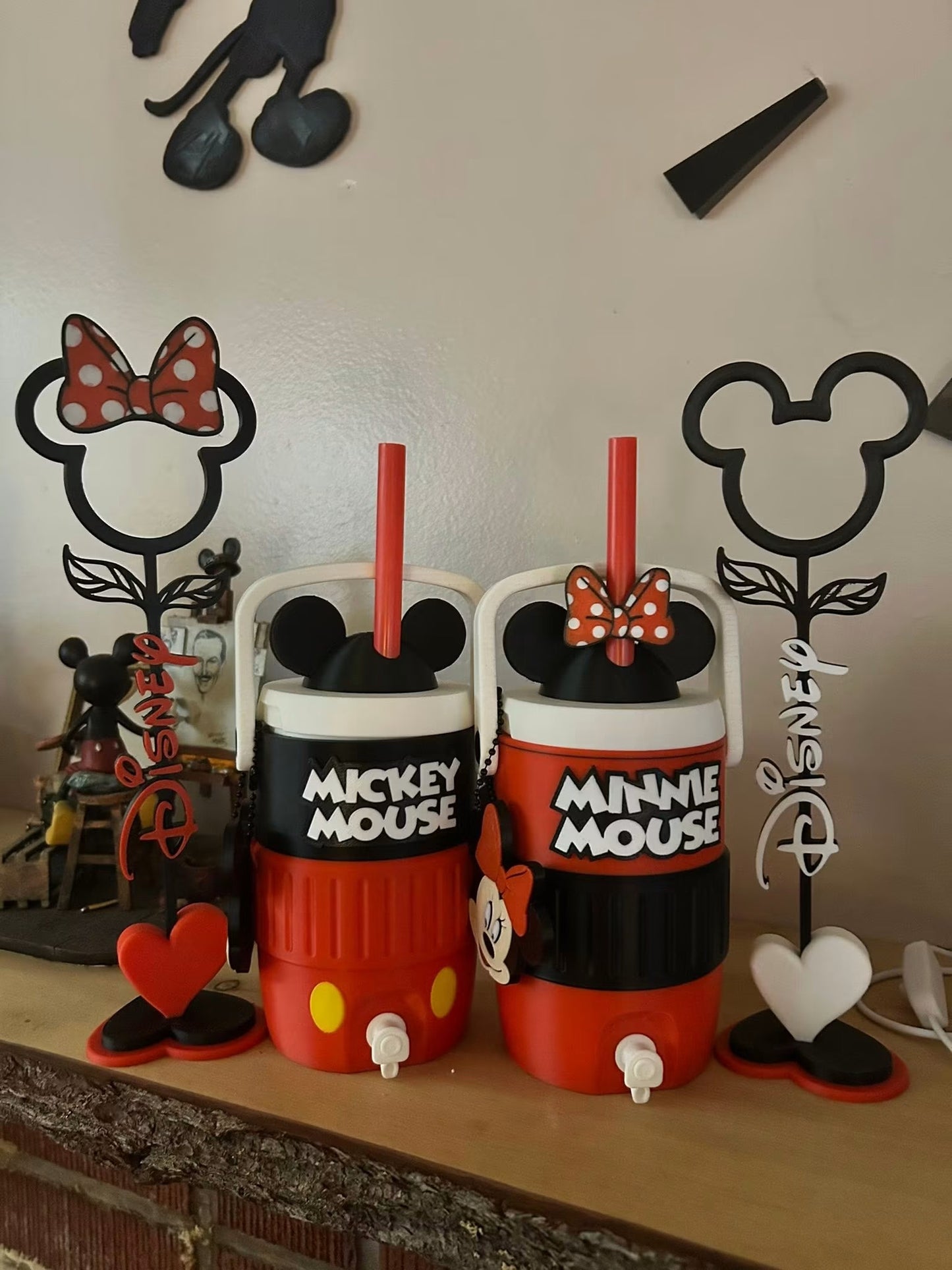 ❤️🖤 Mouse-Inspired Beverage Dispenser Bundle ❤️🖤
