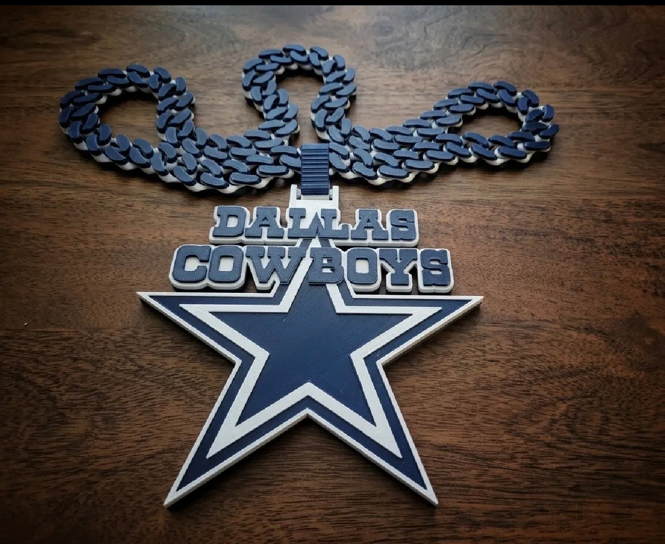 3D Printed Hype Chain, Dallas Cowboys