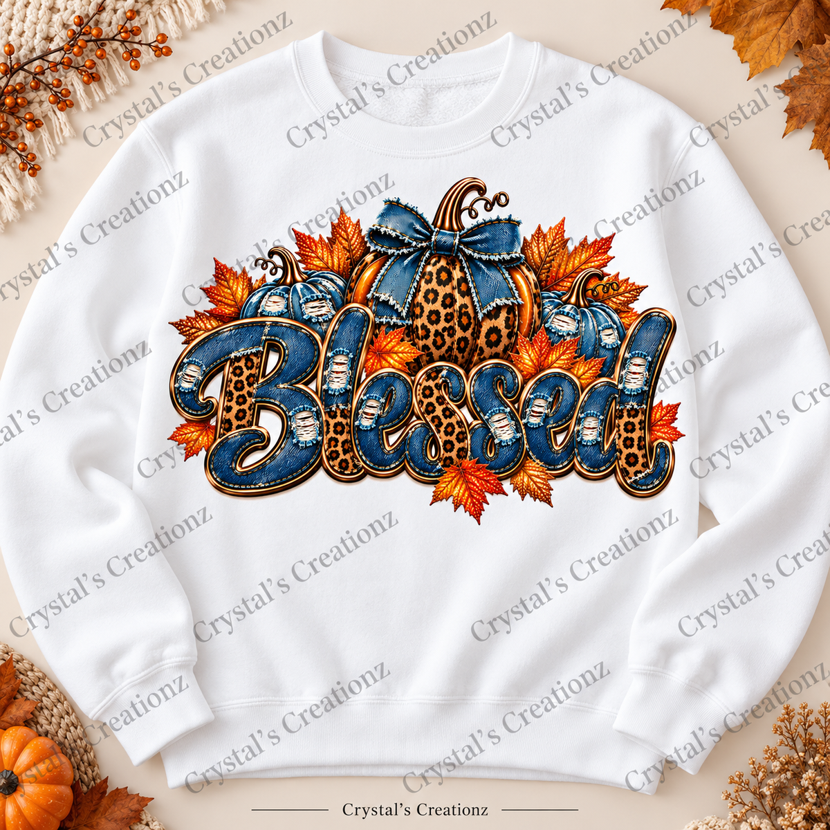 Thankful, Grateful, Blessed Sweatshirt