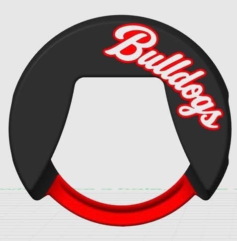 🏈 Georgia Bulldogs 3D Printed Can Holder