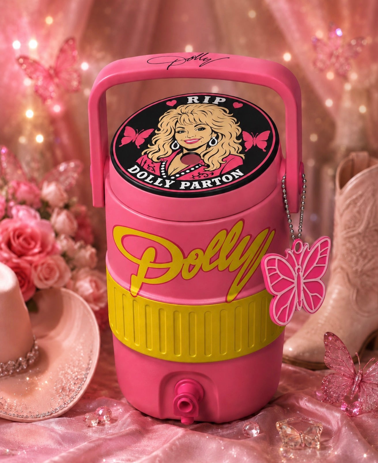 Dolly Parton Tribute Can Holder, 3d printed