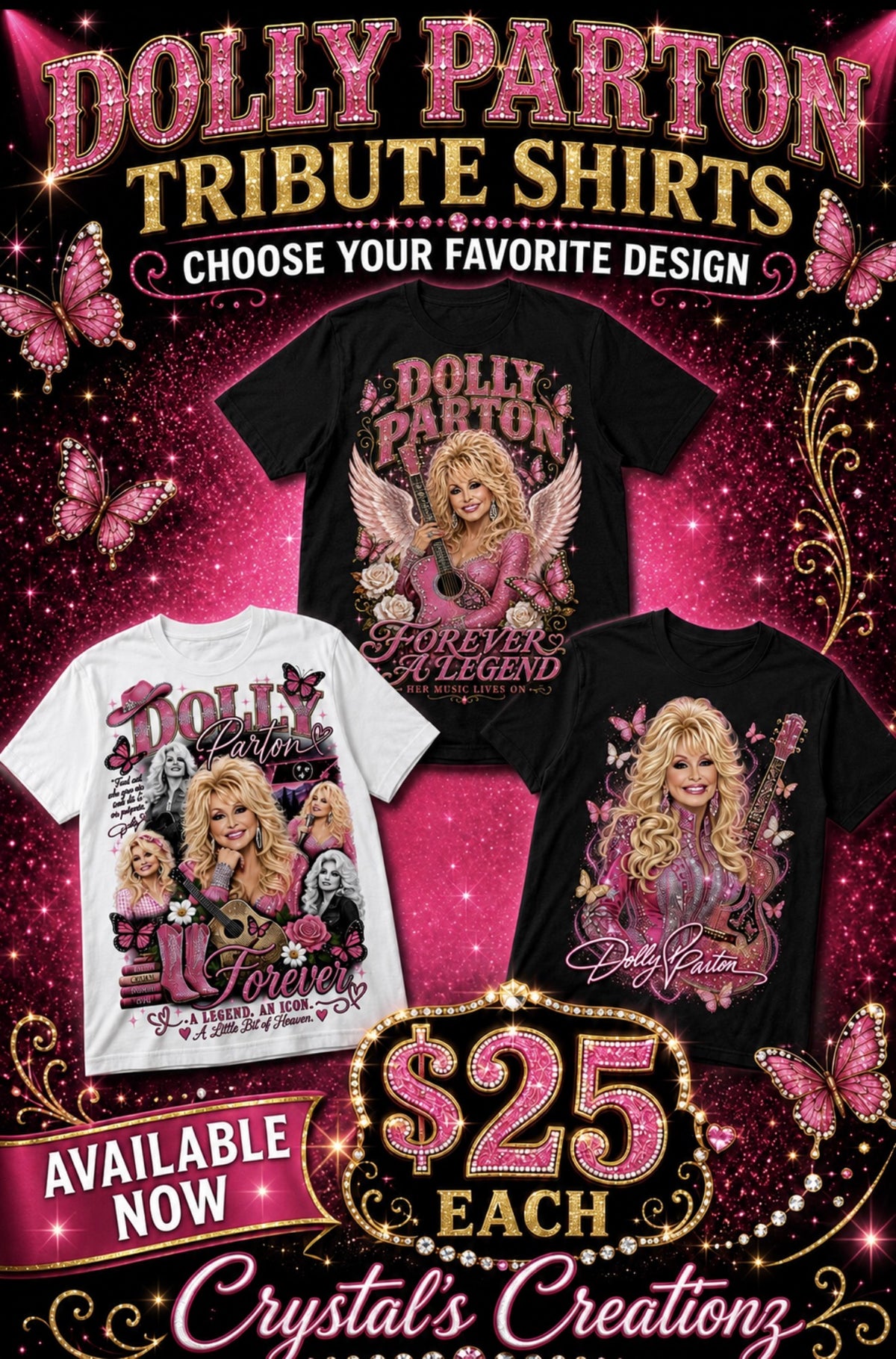Dolly Parton Tribute Shirts