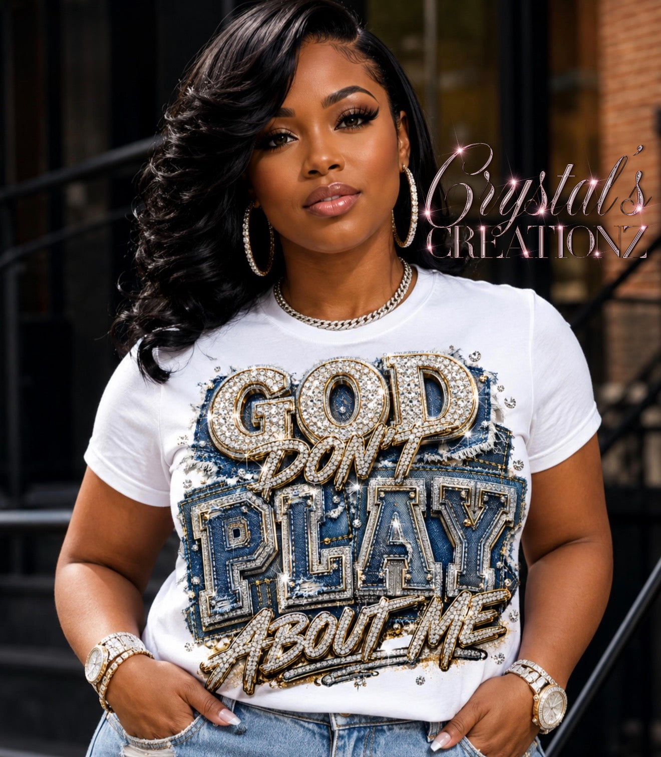 God don’t play about me T-shirt