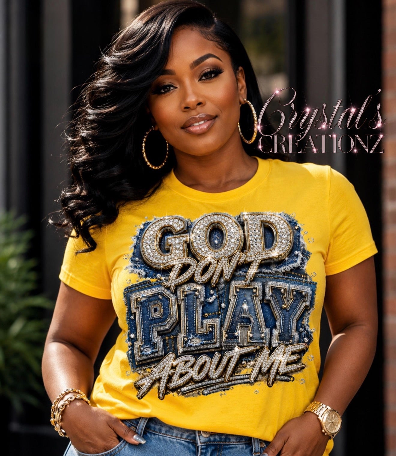God don’t play about me T-shirt
