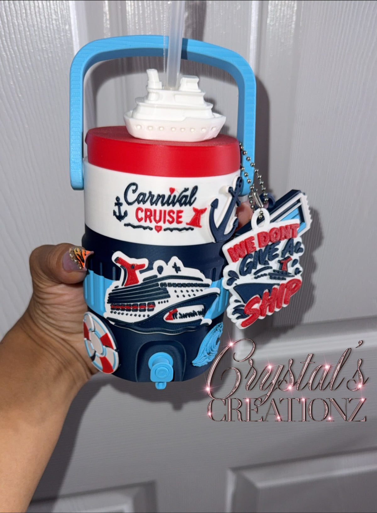 Carnival 12 oz can holder, 3d printed